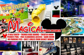 Magical Family Vacation Home near Disney World at Storey Lake, Star Wars Gameroom, Pool, Theater, Mickey Slide, Sleeps up to 28